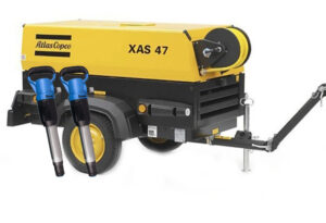 Atlas Copco XAS 47 на 2 отбойных молотка