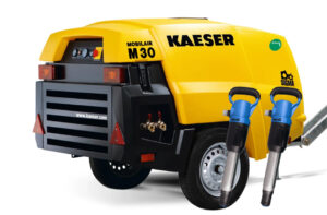 Kaeser Mobilair 30 на 2 отбойных молотка